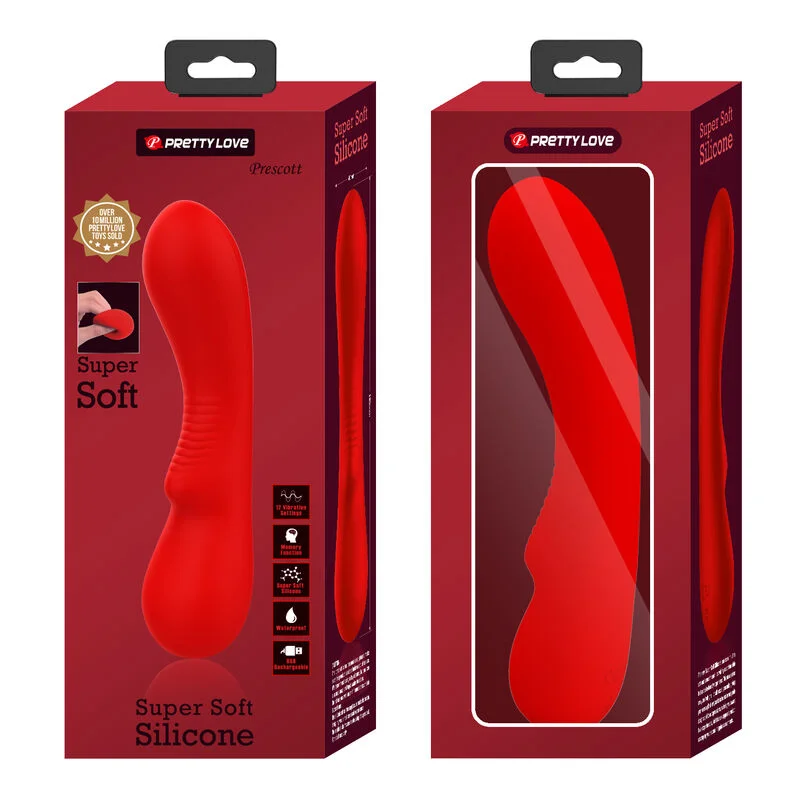 Pretty Love - Vibrateur Rechargeable Prescott Rouge - Image 10