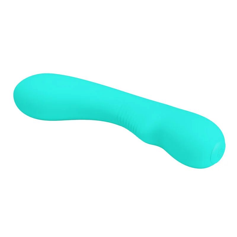 Pretty Love - Vibrateur Rechargeable Prescott Vert Aqua - Image 5