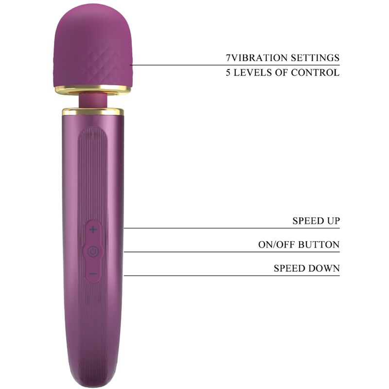 PRETTY LOVE - MASSEUR 7 MODES DE VIBRATION VIOLET - Image 9