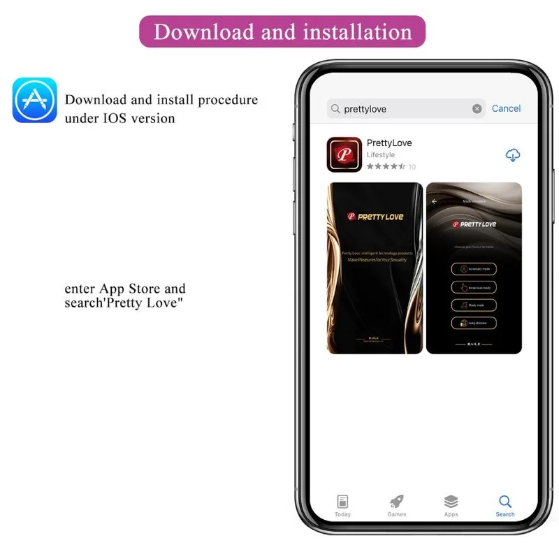 PRETTY LOVE - JAYLEEN VIBRATOR APP REMOTE CONTROL PURPLE - Image 12