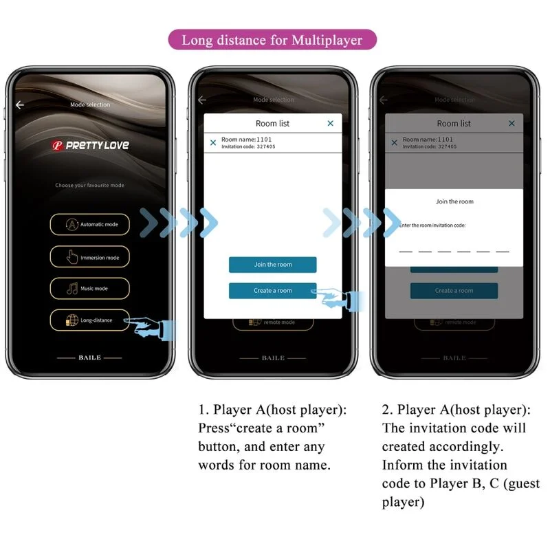 PRETTY LOVE - JAYLEEN VIBRATOR APP REMOTE CONTROL PURPLE - Image 15