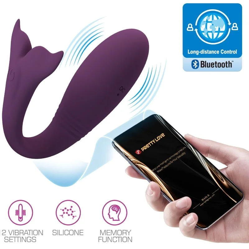 PRETTY LOVE - JAYLEEN VIBRATOR APP REMOTE CONTROL PURPLE - Image 10