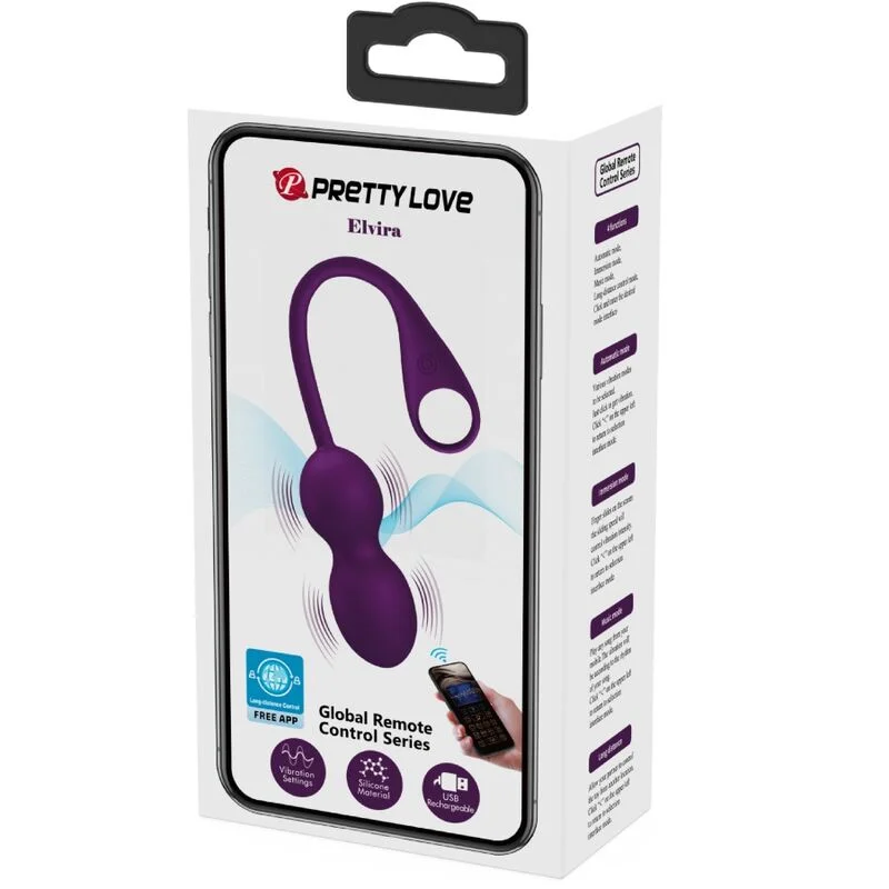 PRETTY LOVE - ELVIRA KEGEL BALLS APP REMOTE CONTROL PURPLE - Image 8
