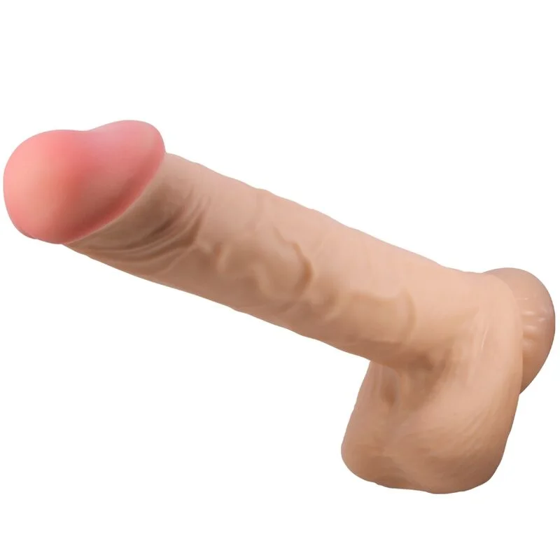 Pretty Love - Sliding Skin Realistisch Dildo Met Suction Cup Sliding Skin Vlees 26 Cm