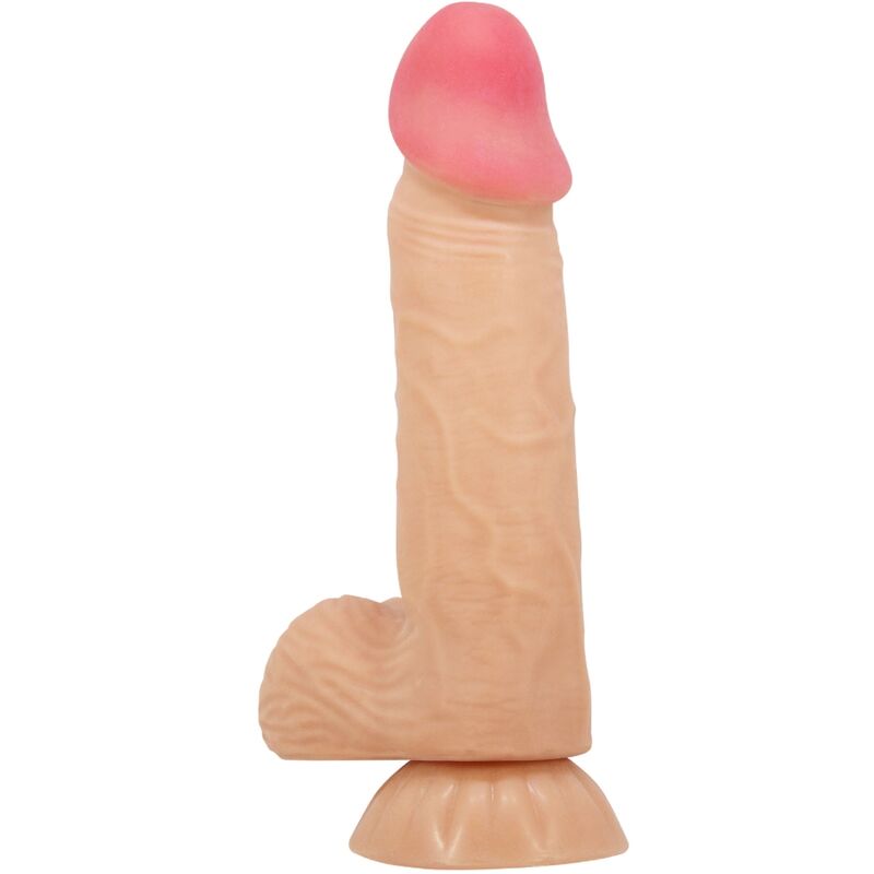 Pretty Love - Sliding Skin Series Realistic Dildo With Sliding Skin Suction Cup 20.6 Cm - Image 3