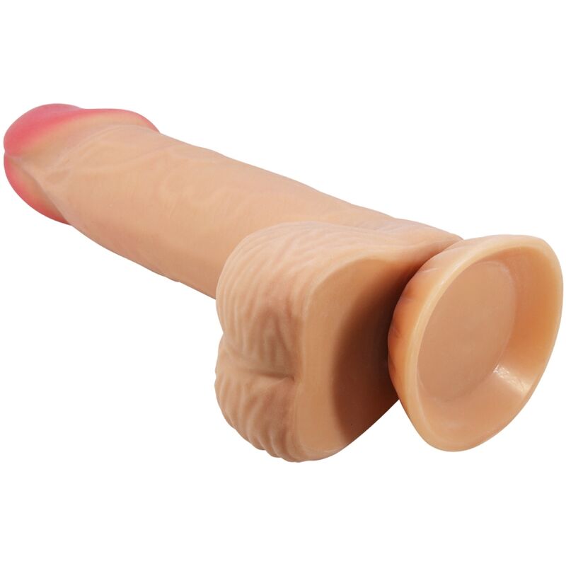 Pretty Love - Sliding Skin Series Realistic Dildo With Sliding Skin Suction Cup 20.6 Cm - Image 4