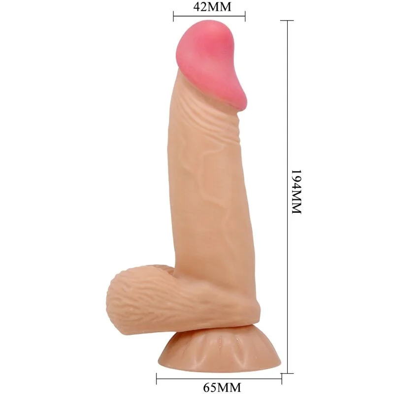 Pretty Love - Realistische Dildo Serie Sliding Skin Met Zuigbaar Sliding Skin 19,4 Cm - Image 7