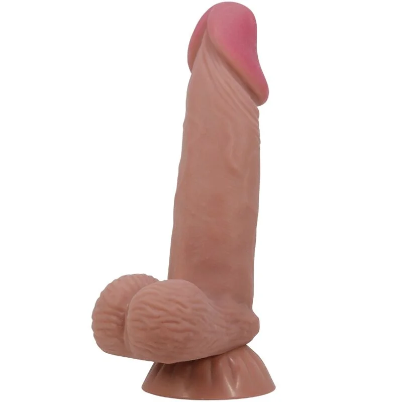 Pretty Love - Sliding Skin Realistisch Dildo Met Suction Cup Bruine Huid 19,4 Cm - Image 3