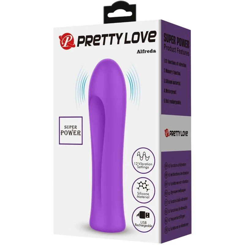 Pretty Love - Alfreda Vibrateur Super Puissant Aqua Violet - Image 9