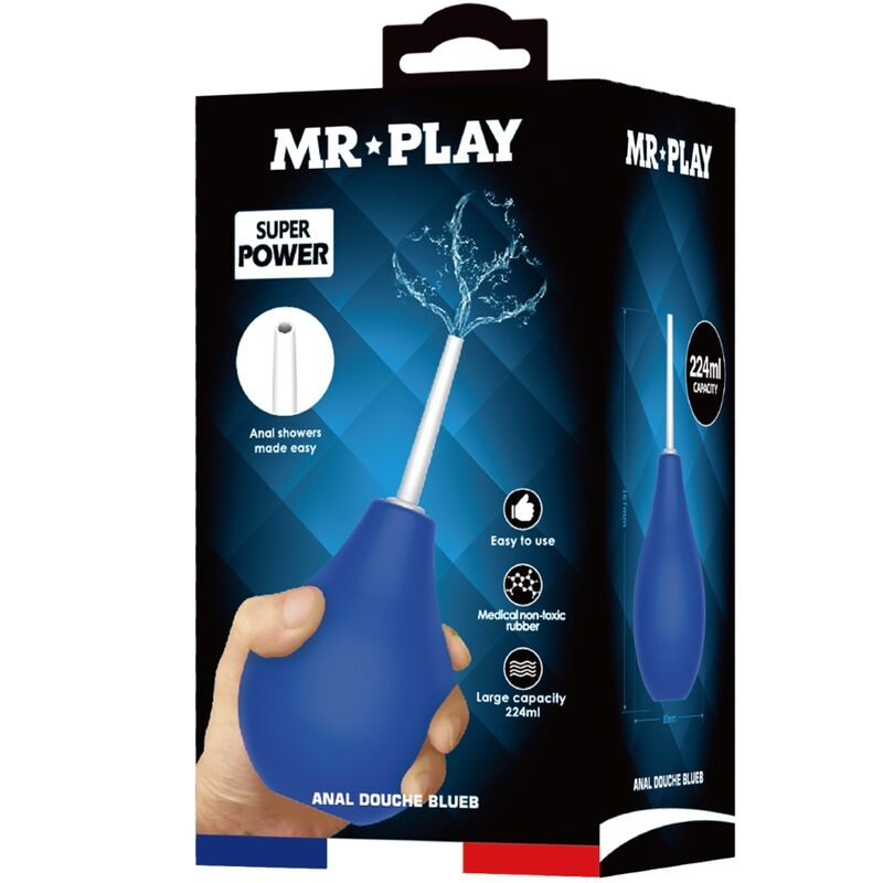 MR PLAY - DOUCHE ANAL BLUEB SUPER POWER BLEU - Image 8