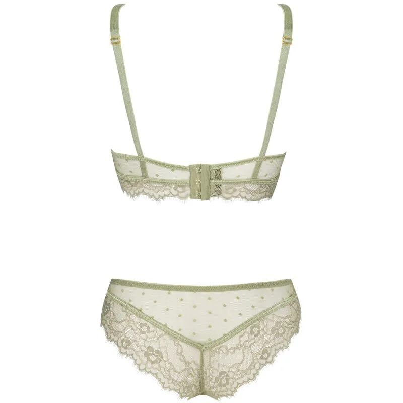 Livco Corsetti Fashion - Pine Lc 90667 Soutien-Gorge + Culotte Kaki L/Xl - Image 5