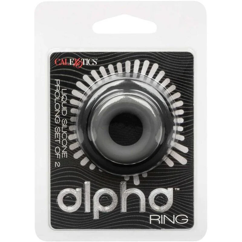 CALEXOTICS - ALPHA PROLONG SET OF 2 RING GREY - Image 4