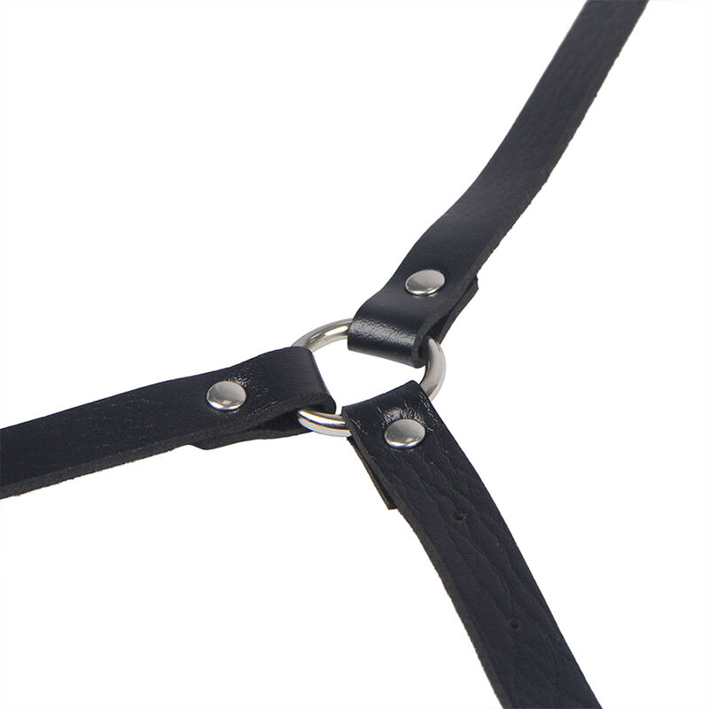 Subblime - Harnais De Corps En Cuir Noir Taille Unique - Image 7