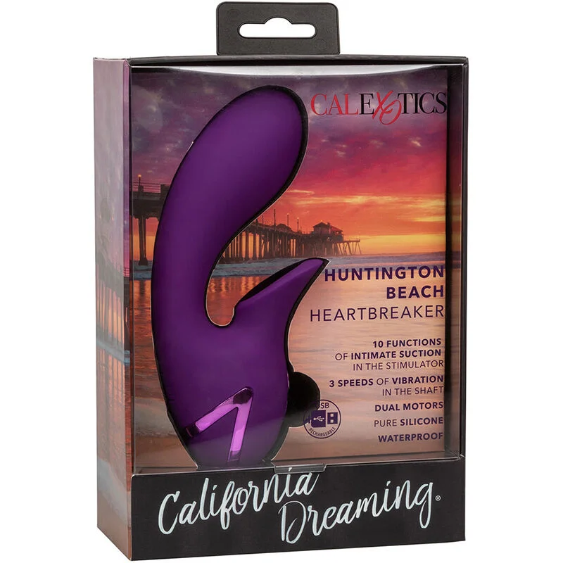 CALEXOTICS - STIMULATOR EN ZUIGER HEARTBREAKER VAN HUNTINGTON BEACH VIOLET DOOR CALIFORNIA DREAMING - Image 14