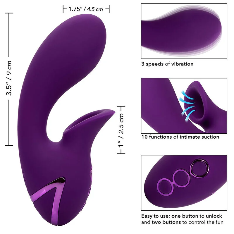 CALEXOTICS - STIMULATOR EN ZUIGER HEARTBREAKER VAN HUNTINGTON BEACH VIOLET DOOR CALIFORNIA DREAMING - Image 10
