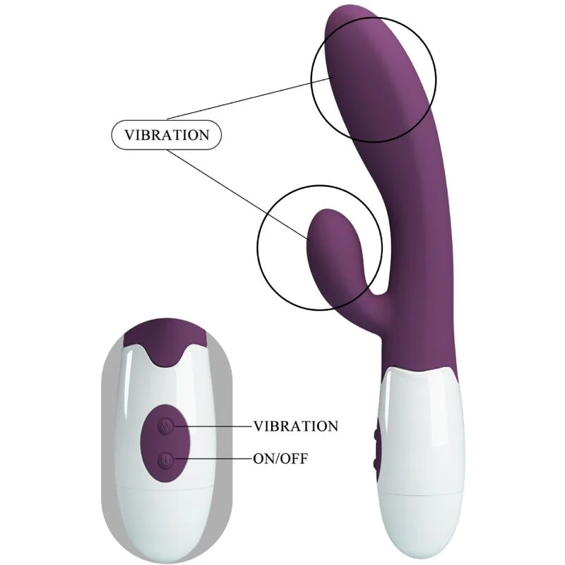 Pretty Love - Alvis Vibrator Rabbit En G-Punt Paars - Image 9