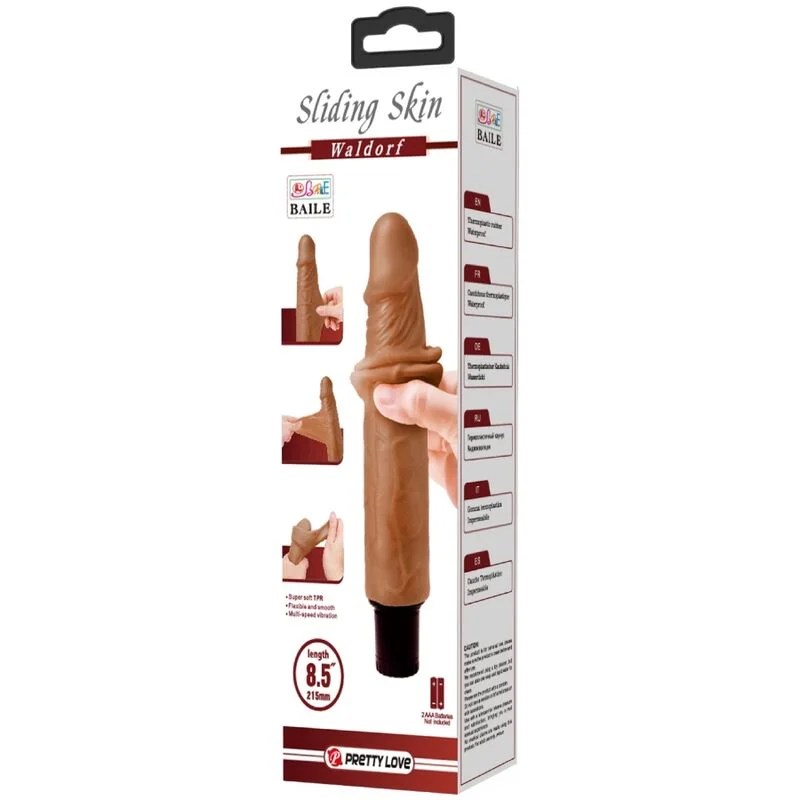 PRETTY LOVE - WALDORF REALISTIC VIBRATOR 18 CM -O- 4 CM - Image 11