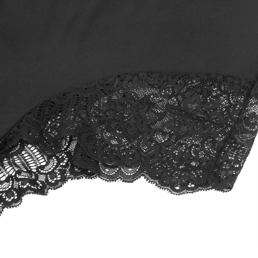 SUBBLIME - BLACK FLORAL LACE DETAIL TEDDY - Image 17