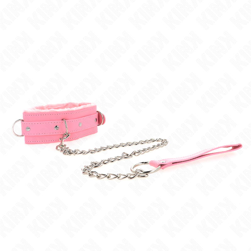 Kink - Collier Avec Laisse 65 Cm Avec Restrictions Rose 36-42 Cm X 5,5 Cm - Image 4