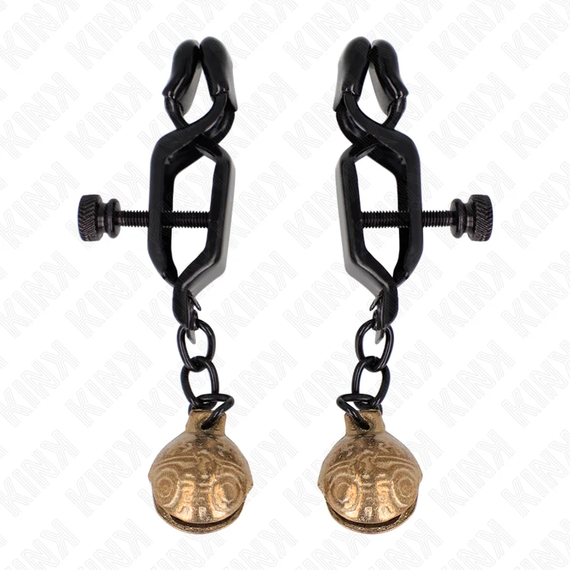 KINK - PINCES À METELONS STYLE CLOCHE NOIR 7 CM
