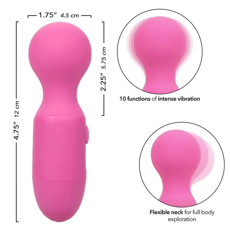 CALEXOTICS - FIRST TIME MASSEUR RECHARGEABLE 10 VIBRATIONS ROSE - Image 9