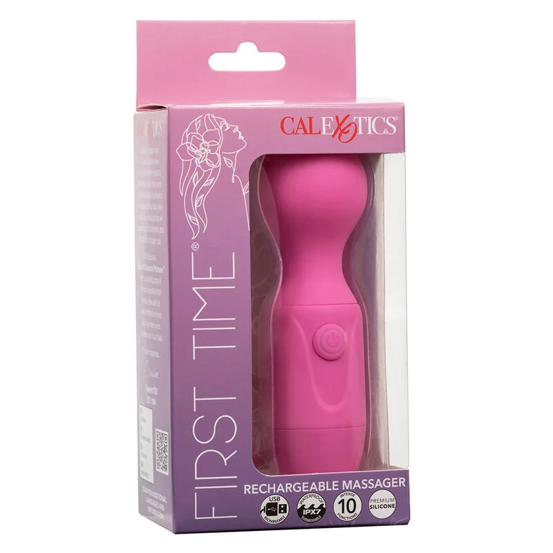 CALEXOTICS - FIRST TIME MASSEUR RECHARGEABLE 10 VIBRATIONS ROSE - Image 11