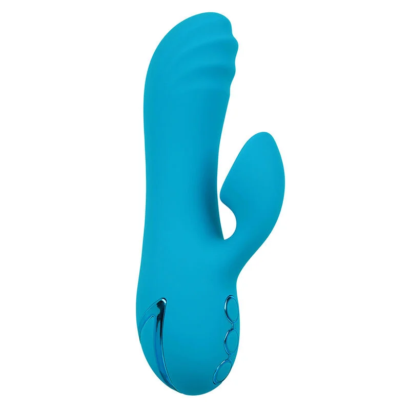 CALEXOTICS - SUNSET BEACH SEDUCER VIBRATEUR & STIMULATEUR 10 FONCTIONS BLEU - Image 3