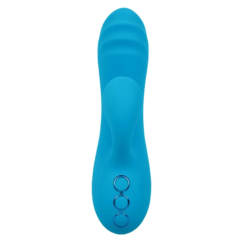 CALEXOTICS - SUNSET BEACH SEDUCER VIBRATEUR & STIMULATEUR 10 FONCTIONS BLEU - Image 4
