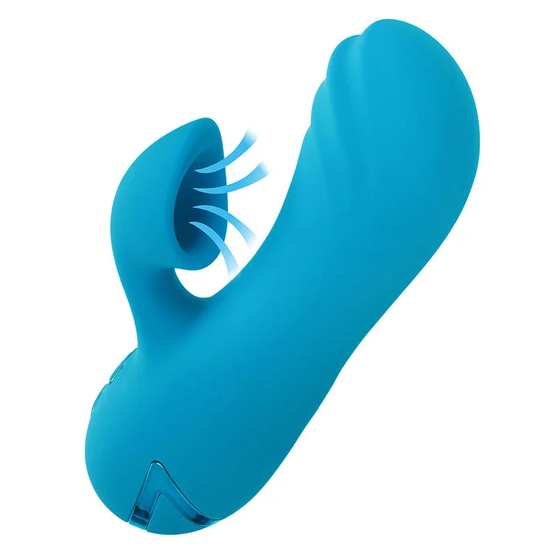 CALEXOTICS - SUNSET BEACH SEDUCER VIBRATEUR & STIMULATEUR 10 FONCTIONS BLEU - Image 5
