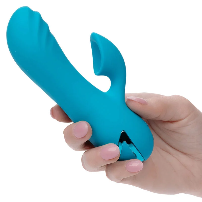 CALEXOTICS - SUNSET BEACH SEDUCER VIBRATEUR & STIMULATEUR 10 FONCTIONS BLEU - Image 7
