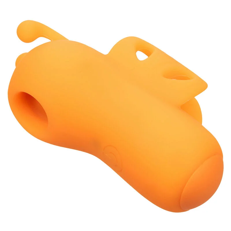 CALEXOTICS - NEON VIBES BUZZING VIBE LE STIMULATEUR DE DOIGTS 10 VIBRATIONS ORANGE - Image 4