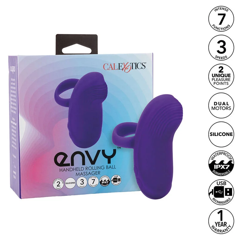 CALEXOTICS - ENVY DRAAGBARE BALMASSAGEUR 7 VIBRATIES PAARS