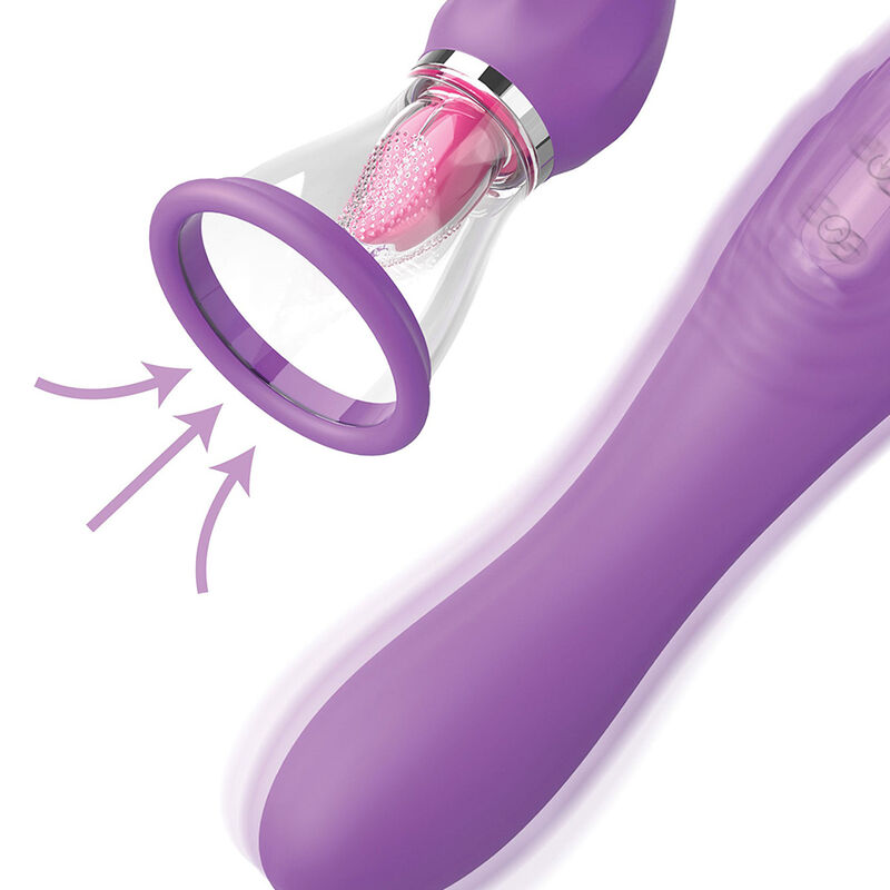 FANTASY FOR HER - TUYAU D'ASPIRATION MAXIMUM ULTIME PLAISIR AVEC LANGUE STIMULANTE VIOLET - Image 4
