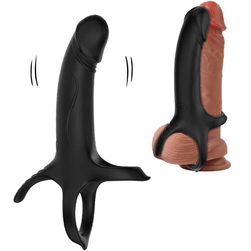 Armony - Gode Avec Anneau Et Vibrateur Noir - Image 8