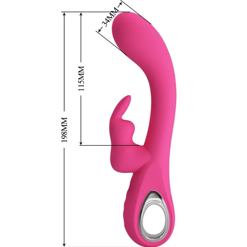 Pretty Love - Vibrateur Novak Rabbit 12 Vibrations Rose - Image 10