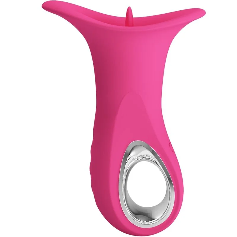 PRETTY LOVE - CLYDE ORAL VIBRATOR VIBRATING TONGUE 12 VIBRATIONS PINK - Image 5