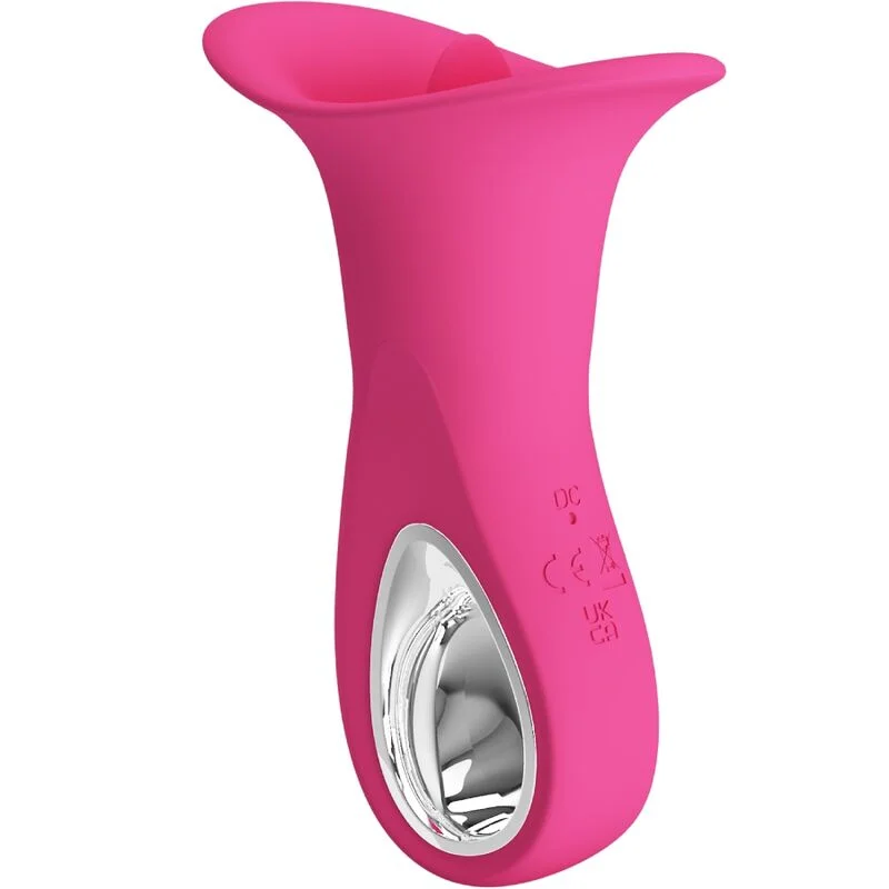 PRETTY LOVE - CLYDE ORAL VIBRATOR VIBRATING TONGUE 12 VIBRATIONS PINK - Image 6