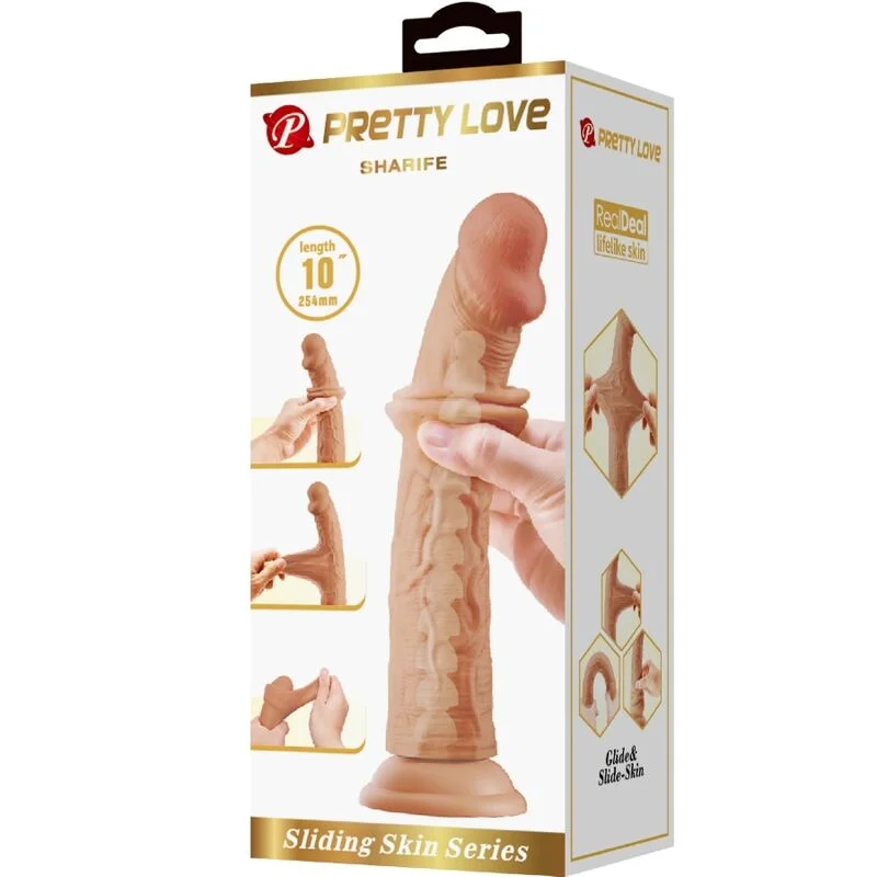 Pretty Love - Sharife Realistic Dildo 25 Cm Flesh - Image 7