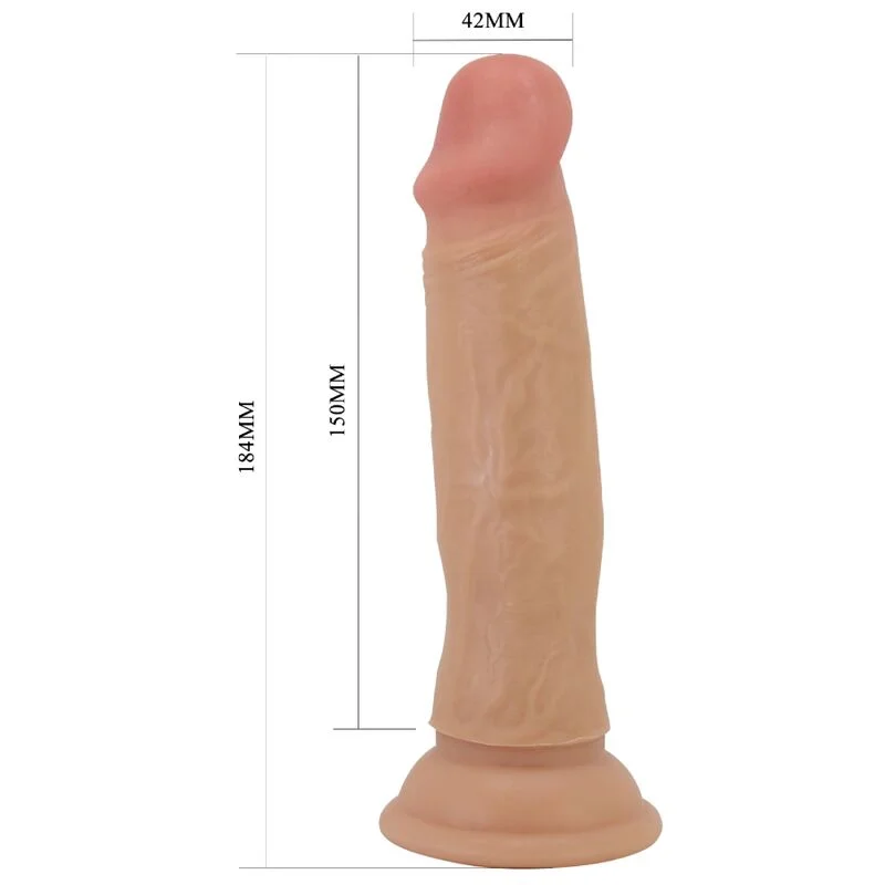 Pretty Love - Realistische Dildo Quentin 18 Cm Beige - Image 6