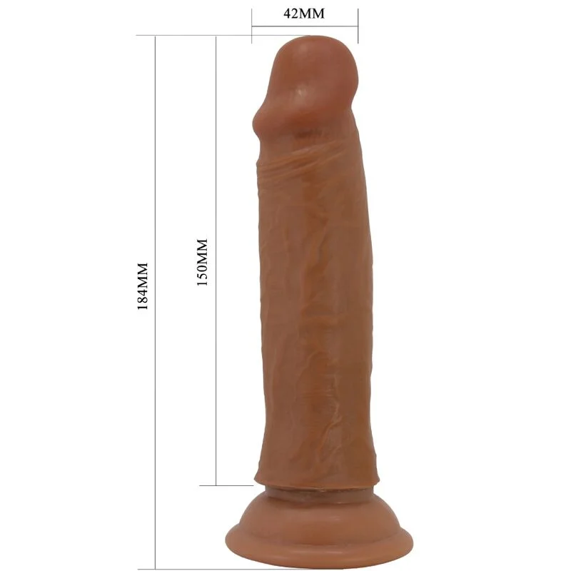 Pretty Love - Realistische Dildo Quentin 18 Cm Bruin - Image 6