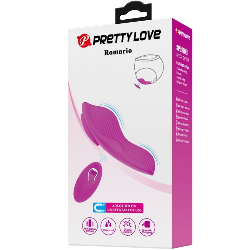PRETTY LOVE - ROMARIO STIMULATEUR DE CLITORIS À LAY-ON TÉLÉCOMMANDE ROSE - Image 10