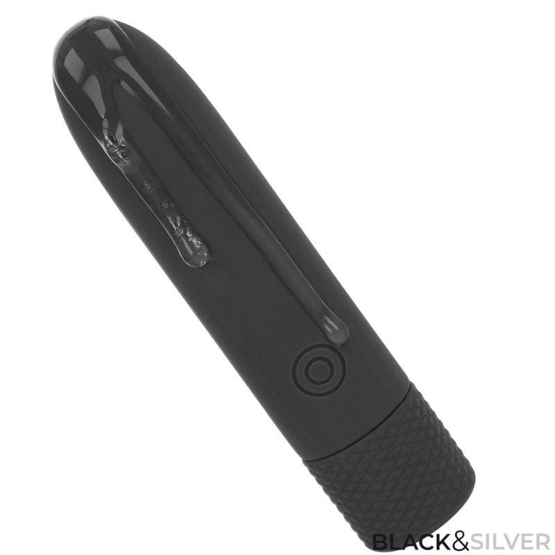 BLACK & SILVER - GERI BULLET VIBRANT RECHARGEABLE USB 8 VIBRATIONS NOIR 10 X 2,2 CM - Image 4