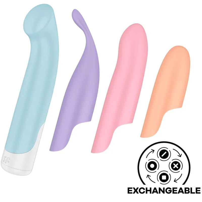 SATISFYER - VIBRATOR PROGRAMMA 12 VIBRATIES G-SPOT WAVE 4 DONKERGRIJS