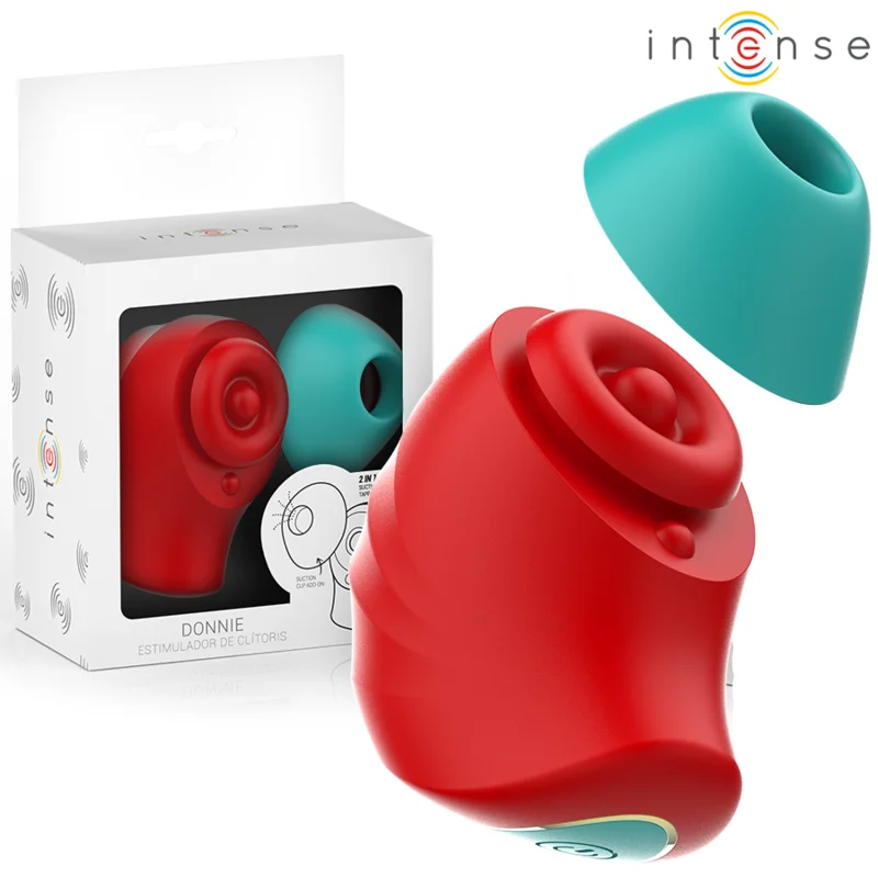 INTENSE - DONNIE STIMULATEUR CLITORIDIEN ROUGE/VERT