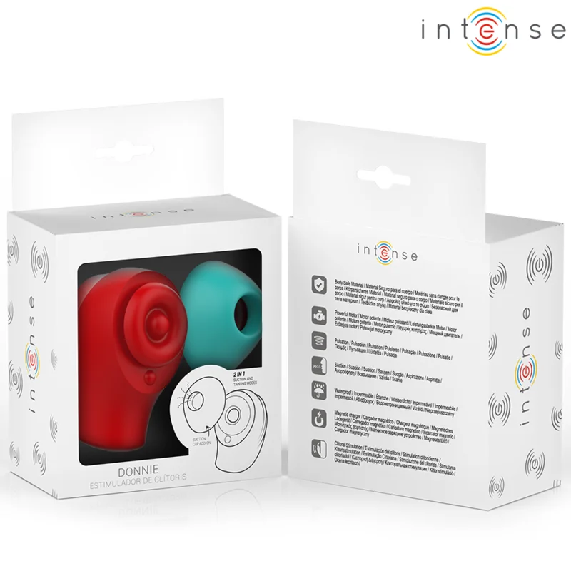 INTENSE - DONNIE CLITORAL STIMULATOR RED/GREEN - Image 8