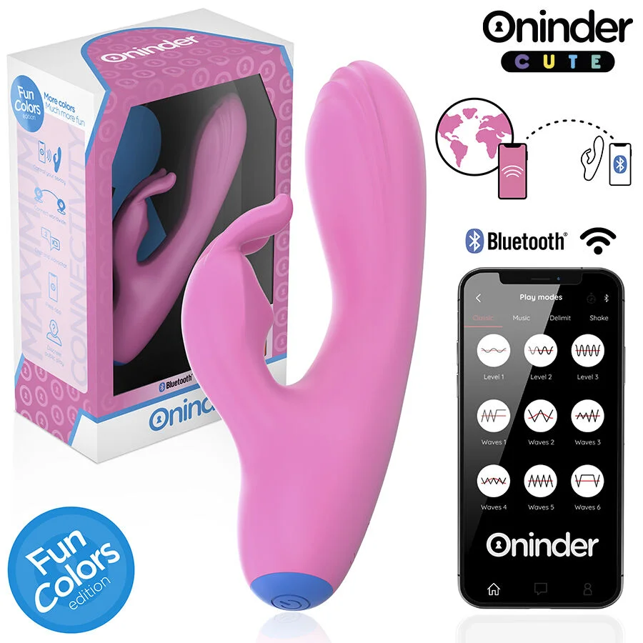 ONINDER CUTE - LOVE BUNNY VIBRATEUR POINT G CLITORIS - APPLICATION GRATUITE MONDIALE - Image 3