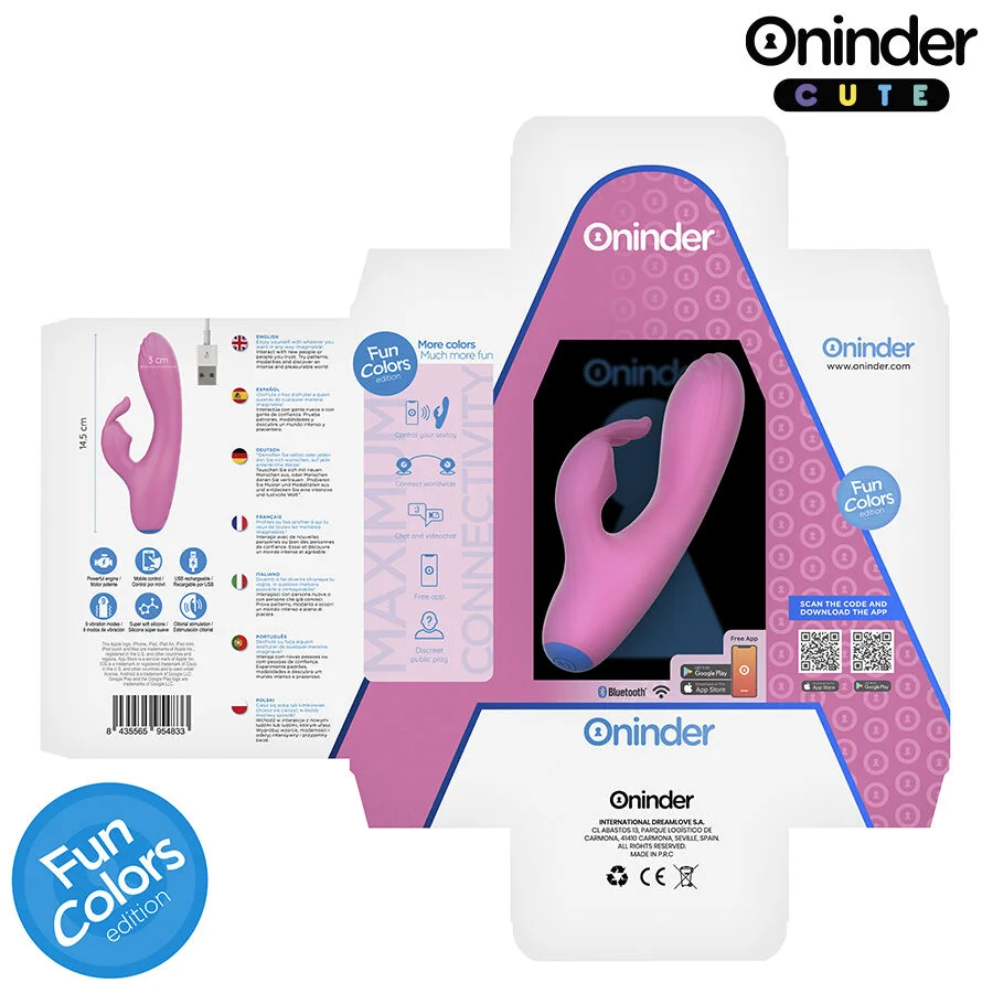 ONINDER CUTE - LOVE BUNNY VIBRATEUR POINT G CLITORIS - APPLICATION GRATUITE MONDIALE - Image 8