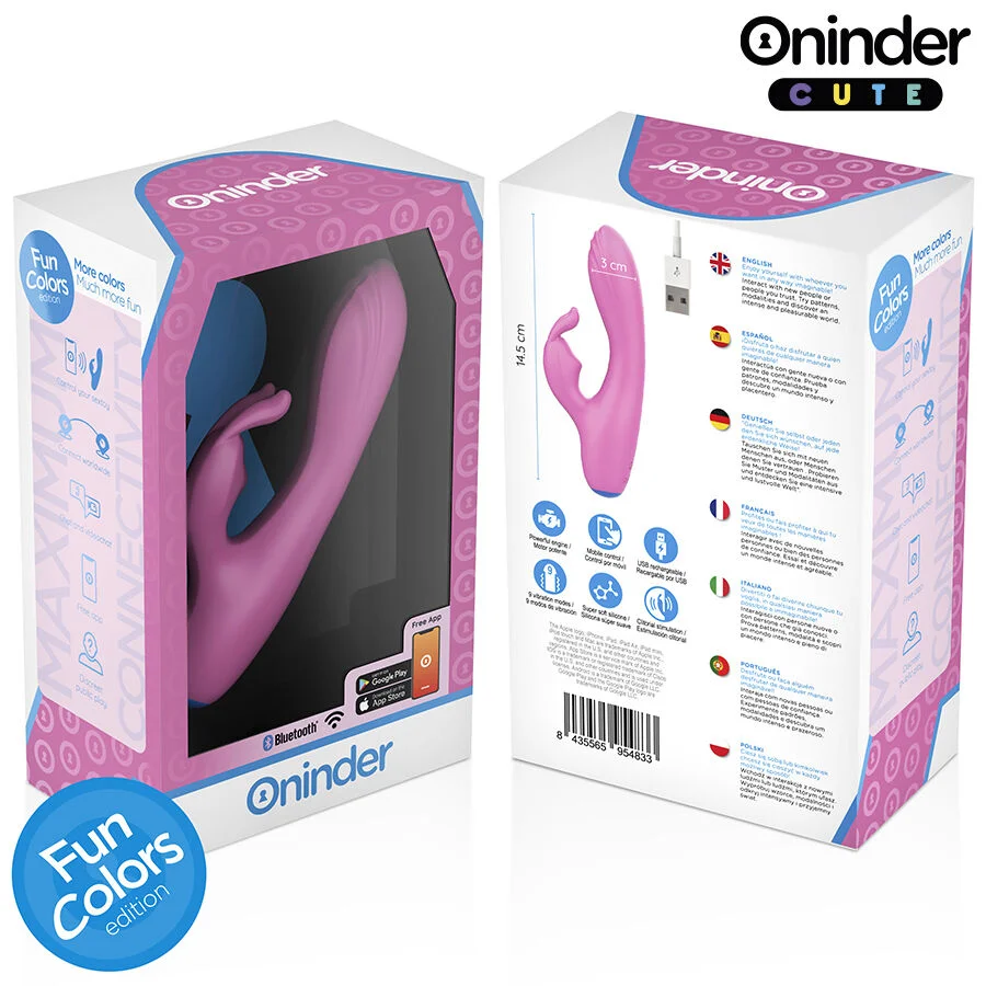 ONINDER CUTE - LOVE BUNNY VIBRATEUR POINT G CLITORIS - APPLICATION GRATUITE MONDIALE - Image 9