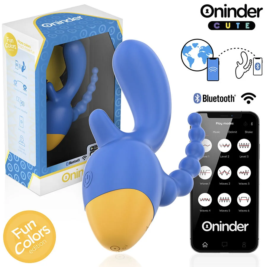 ONINDER CUTE - LOVE 3 SOME TRIPLE VIBRATEUR - APPLICATION GRATUITE DANS LE MONDE ENTIER - Image 3