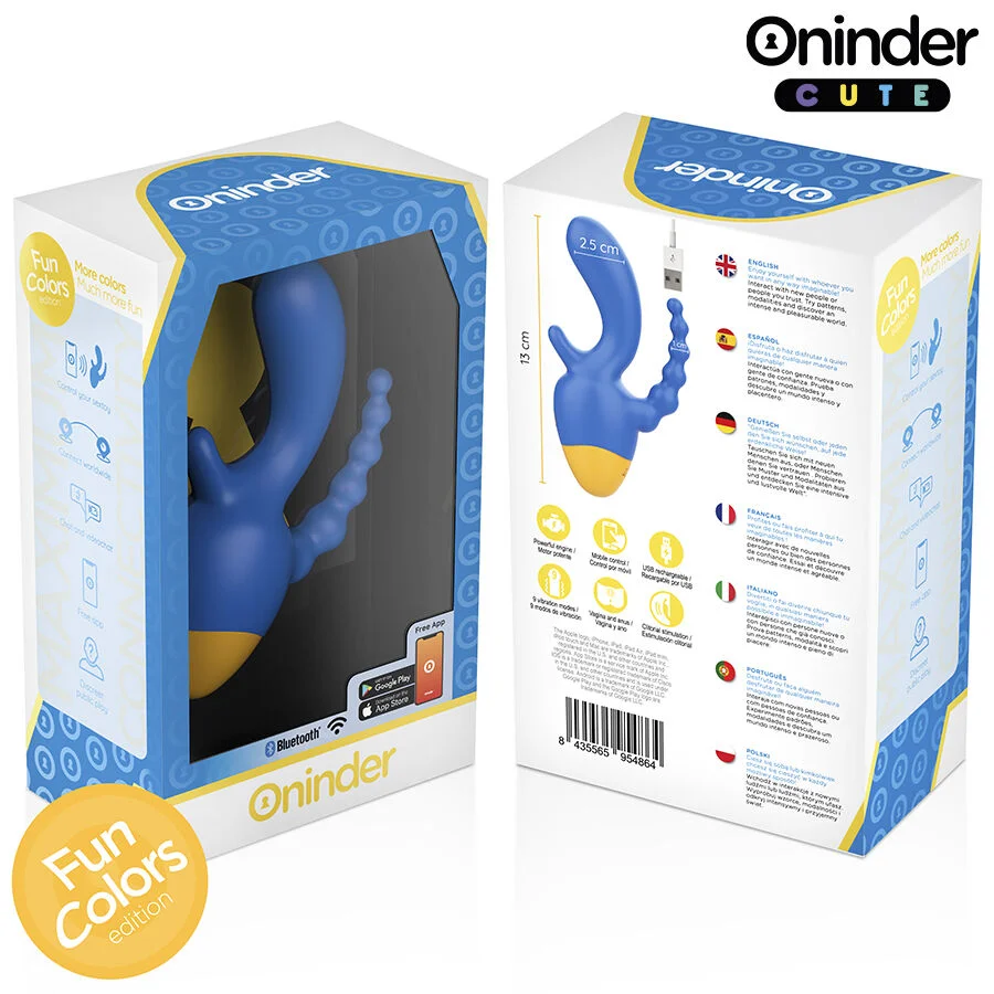 ONINDER CUTE - LOVE 3 SOME TRIPLE VIBRATEUR - APPLICATION GRATUITE DANS LE MONDE ENTIER - Image 9